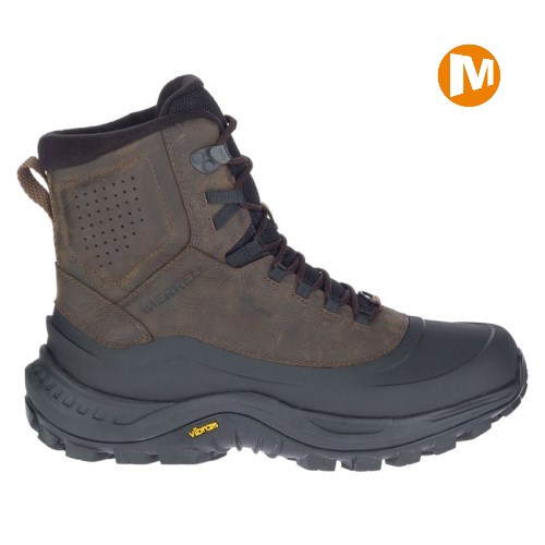 Merrell Thermo Overlook 2 Mid Waterproof Winterstiefel Herren DunkelBraun [DE-KXLPQ]